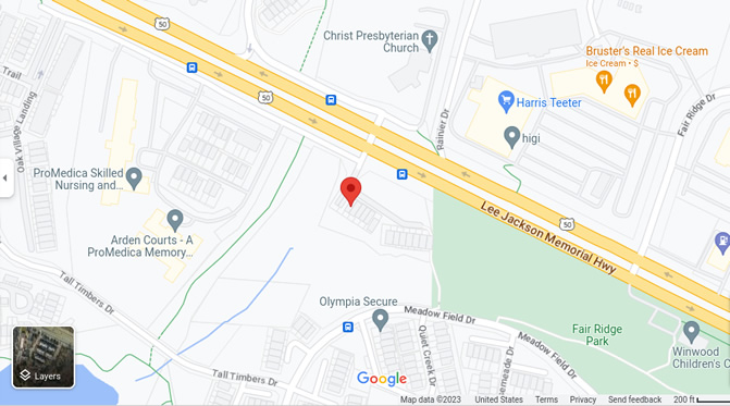 Map of where we are